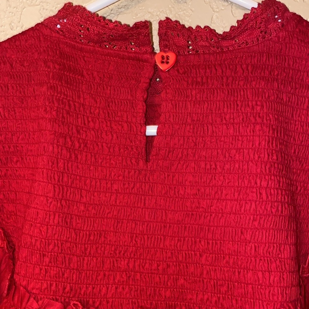 NWT FARM Rio 3D hearts blouse size medium - Picture 4 of 7